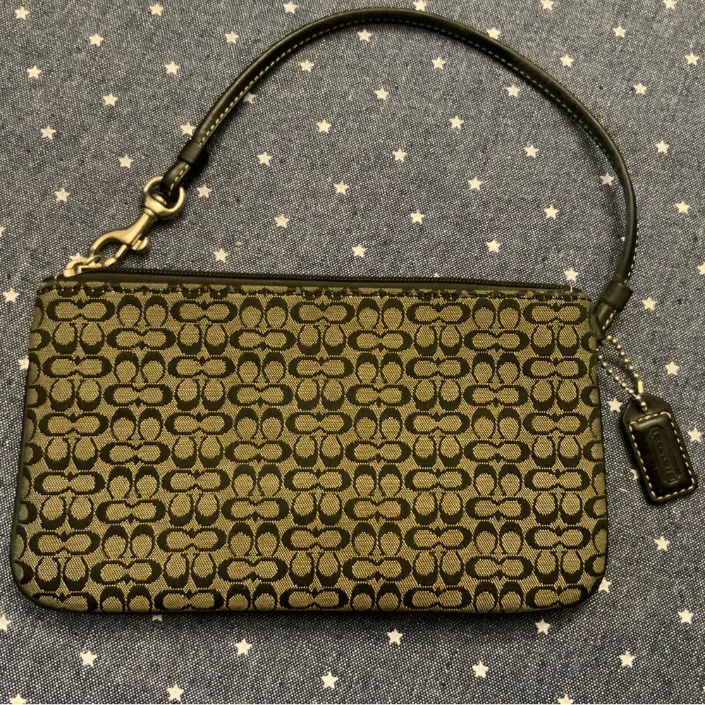 Coach wristlet grey & black - Picture 2 of 5
